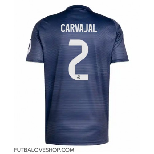 Dres Real Madrid Daniel Carvajal #2 Preč 2025-26 Krátky Rukáv
